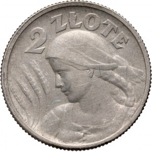 II RP, 2 złote 1924, Paryż, Żniwiarka