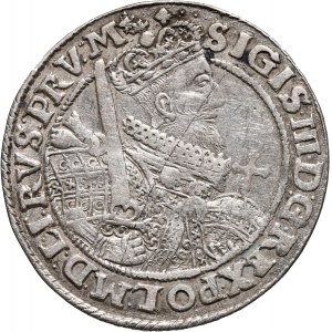 Zygmunt III Waza, ort 1622, Bydgoszcz, kokardy