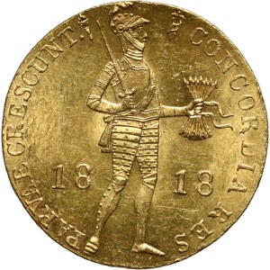 Netherlands, Wilhelm I, Ducat 1818, Utrecht