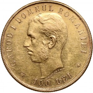 Romania, Carol I, 100 Lei 1906, Brussels