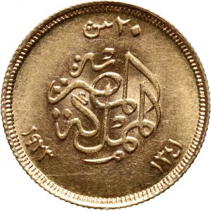 Egypt, Fuad I, 20 Piastres 1923