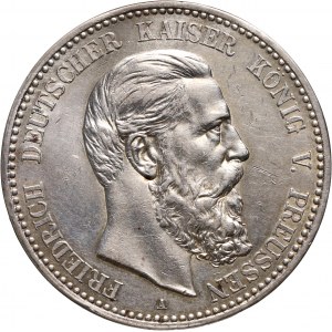 Germany, Prussia, Friedrich III, 5 Mark 1888 A, Berlin