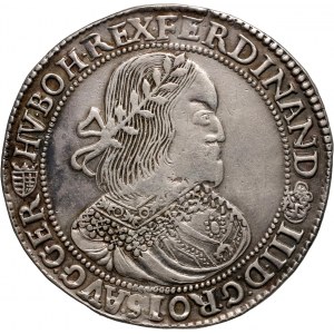 Węgry, Ferdynand III, talar 1656 KB, Kremnica