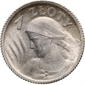 II RP, 1 złoty 1924, Paryż, Żniwiarka