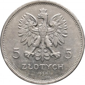 II RP, 5 złotych 1930, Warszawa, Nike