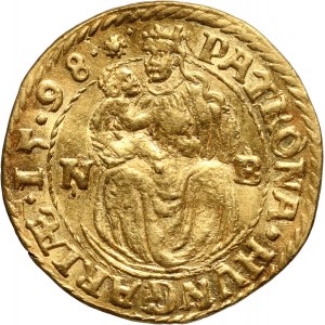 Hungary, Rudolph II, Ducat 1598 NB, Nagybanya