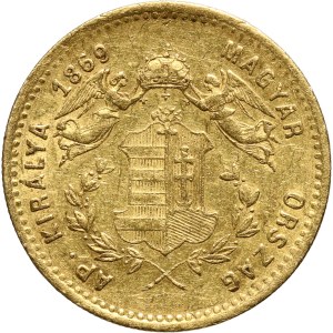 Hungary, Franz Joseph I, Ducat 1869 GY.F., Karlsburg