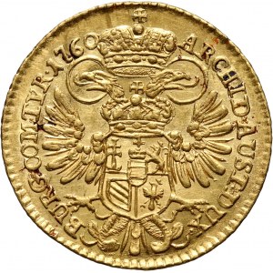 Austria, Maria Theresia, Ducat 1760, Vienna