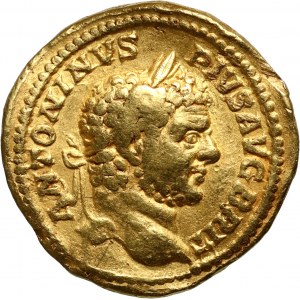 Cesarstwo Rzymskie, Karakalla 198-217, aureus, Rzym