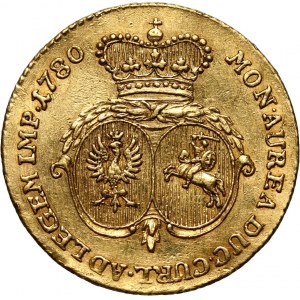 Courland, Peter Biron, Ducat 1780