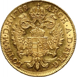 Austria, Józef II, dukat 1788 B, Kremnica
