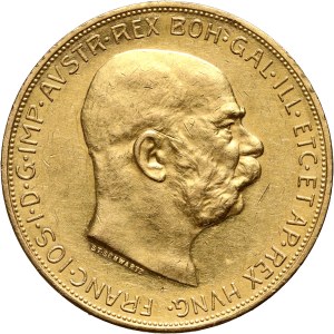 Austria, Franciszek Józef I, 100 koron 1911, Wiedeń
