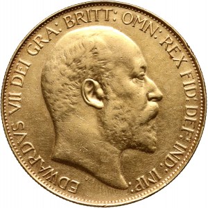 Wielka Brytania, Edward VII, 5 funtów 1902, Londyn