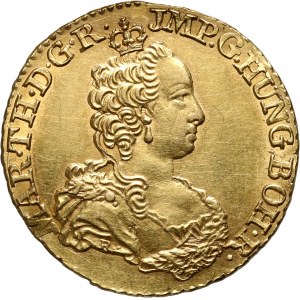 Austria, Netherlands, Maria Theresia, Double Souverain d'or 1749, Antwerp