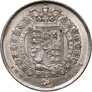 Wielka Brytania, Jerzy IV, 1/2 korony 1823, Londyn