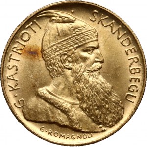 Albania, Skanderbeg, 20 Franga Ari 1927 V, Vienna