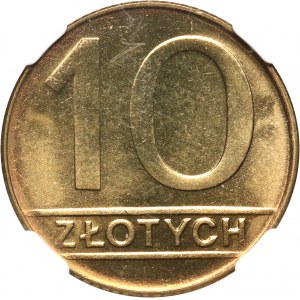 PRL, 10 złotych 1990