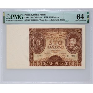 II RP, 100 złotych 9.11.1934, seria CP.