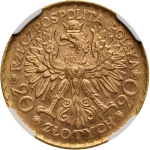 II RP, 20 złotych 1925, Warszawa, Bolesław Chrobry