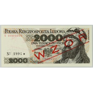 PRL, 2000 złotych 1.06.1979, WZÓR, No. 1994, seria S