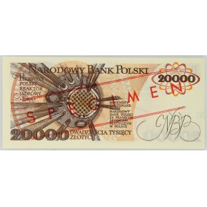 PRL, 20000 złotych 1.02.1989, WZÓR, No. 1296, seria A