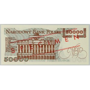 PRL, 50000 złotych 1.12.1989, WZÓR, No. 0884, seria A