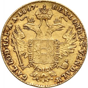 Austria, Ferdinand I, Ducat 1847 E, Karlsburg