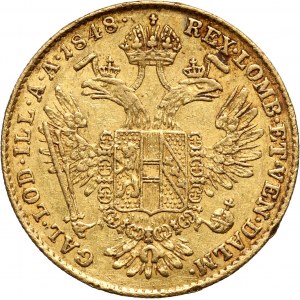 Austria, Ferdinand I, Ducat 1848 A, Vienna