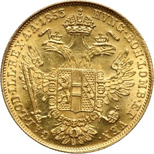 Austria, Franz Joseph I, Ducat 1853 A, Vienna