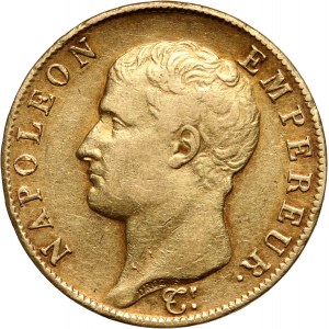 Francja, Napoleon I, 40 franków AN 14 U, Turyn