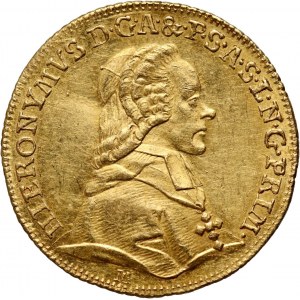 Austria, Salzburg, Hieronymus Graf von Colloredo, Ducat 1776, Salzburg