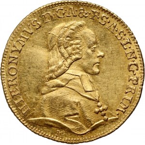 Austria, Salzburg, Hieronim graf Colloredo, dukat 1776, Salzburg