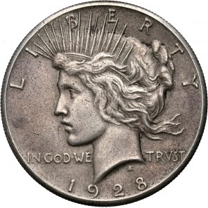 USA, Dollar 1928, Philadelfhia, Peace