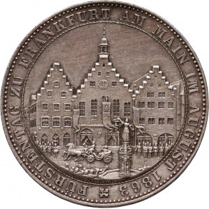 Germany, Frankfurt, Commemorative Thaler 1863, Fürstentag