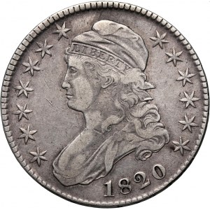 USA, 50 Cents 1820, Philiadephia, Capped Bust