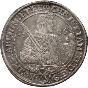 Germany, Saxony, Christian II, Johann Georg I and August, Thaler 1606, Dresden