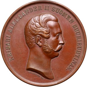 Russia, Alexander II, medal from 1864, In memory of the Finnish Seym