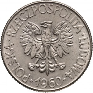 PRL, 10 złotych 1960, Tadeusz Kościuszko, PRÓBA, nikiel