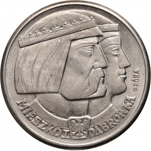 PRL, 100 złotych 1960, Mieszko i Dąbrówka, PRÓBA, nikiel