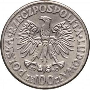 PRL, 100 złotych 1960, Mieszko i Dąbrówka, PRÓBA, nikiel