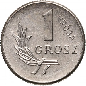 PRL, 1 grosz 1949, PRÓBA, nikiel