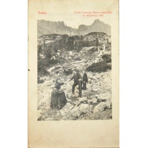 Tatry. Potok Czarnego Stawu wpadający do Morskiego Oka, ok. 1910