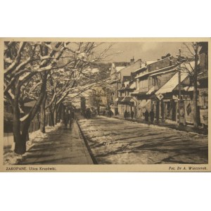 Zakopane. Ulica Krupówki. ok. 1930