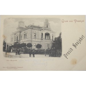 Przemyśl - Villa margarith, Życzenia Noworoczne, ok. 1900