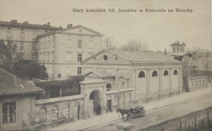 Kraków - Stary kościółek XX. Jezuitów w Krakowie na Wesołej, ok. 1900