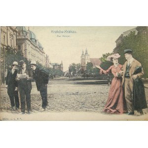 Kraków - Plac Matejki, 1903