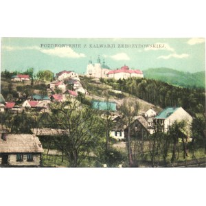 Kalwaria Zebrzydowska - celkový pohled, kolem roku 1920.