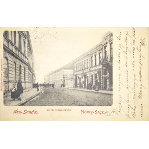 Nowy Sącz - ul. Krakowska, 1904