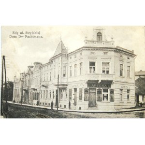 Drohobyč - ulica Stryiska, dom Dr. Pachtmana, asi 1915
