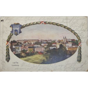 Lwów - Widok ogólny, ok. 1915